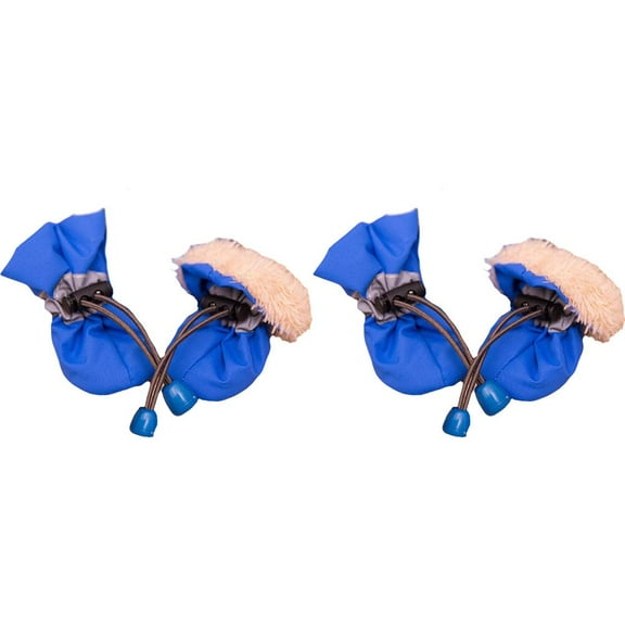 4pcs/set Waterproof Winter Warm Pet Dog Shoes Anti-slip Rain Boots Puppy