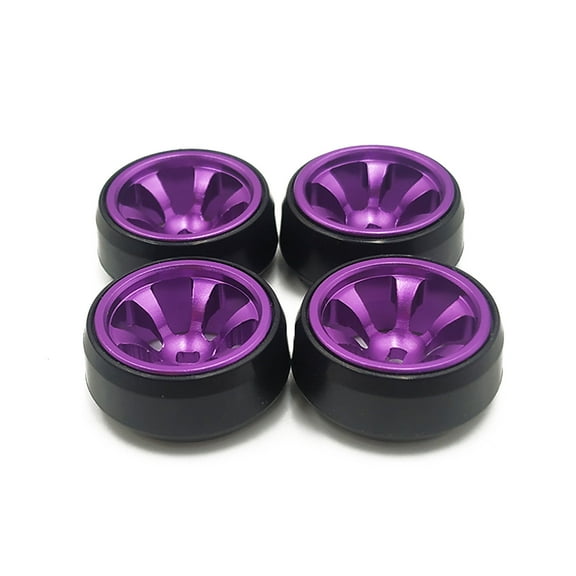 4pcsAlloy Wheel for Rim 5 Spoke Drift Tire for rc 1/28 Wltoys K969 K989 P929