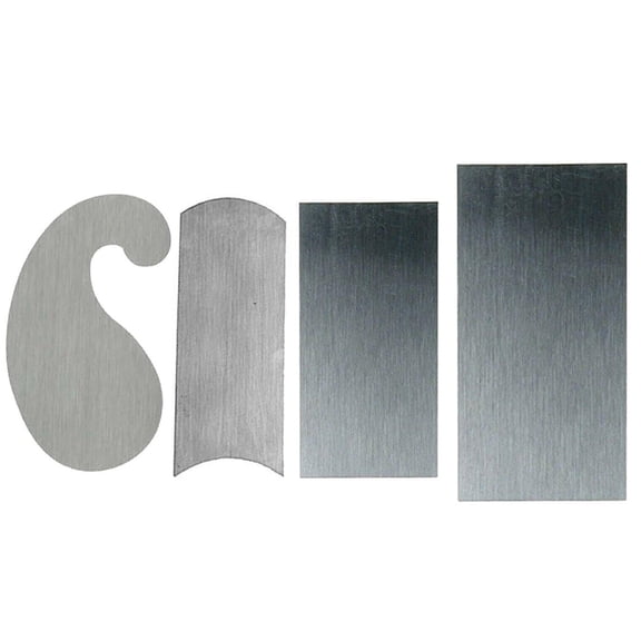 4pcsWoodworking Cabinet Scraper Set - Curved and Straight Scrapers,
