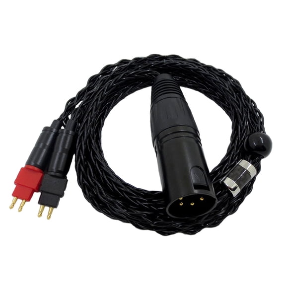 4pin XLR Balanced Replacement Upgraded Cable for hd600 hd650 hd580 Headphone OFC Splitter Cable High Frequency Wire