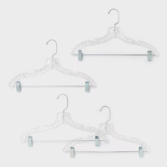 4pk Crystal Suit Hanger