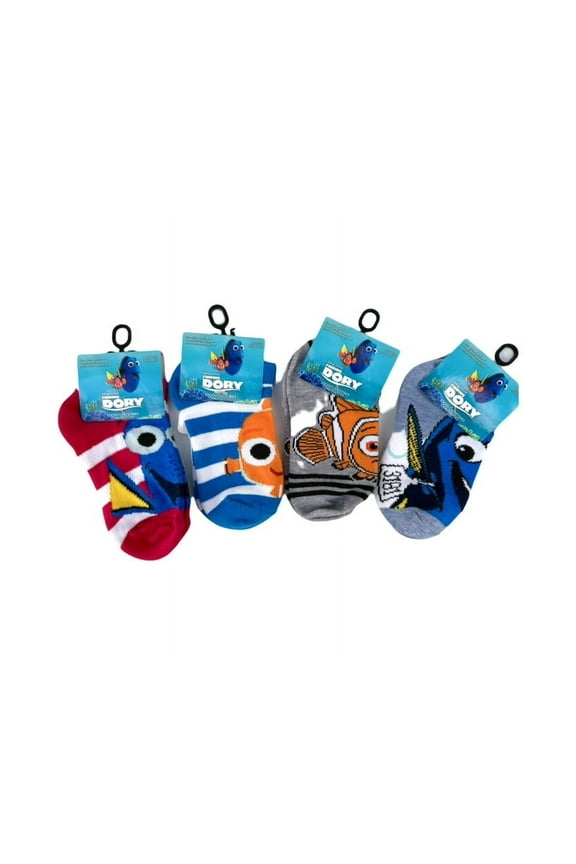 4pk Disney Finding Dory assorted children socks (size 4-6)