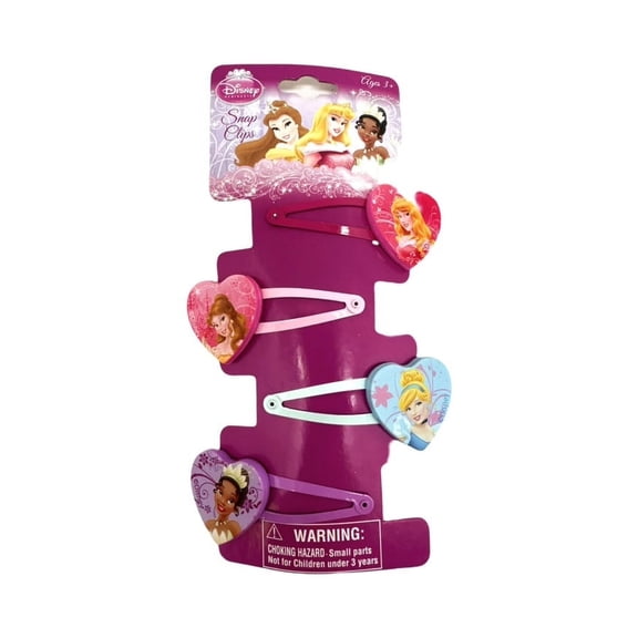 4pk Disney Princesses Snap Clips