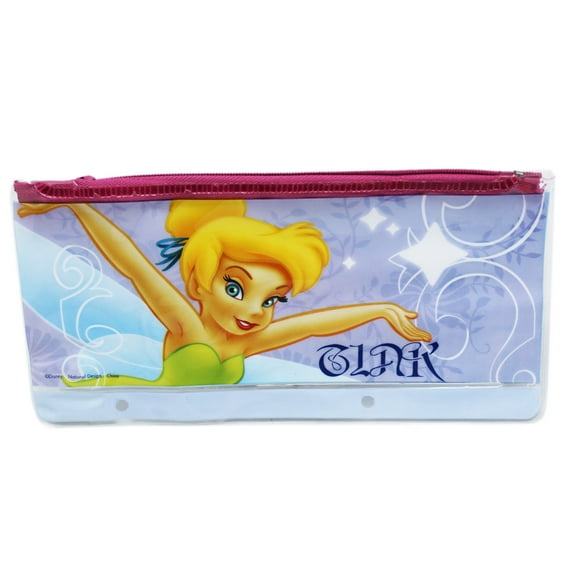4pk Disney'Tinker Bell Stationery Set- Tinkerbell Pencil Pouch Ruler Eraer and Pencil Set