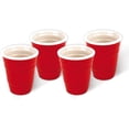 thumbnail image 1 of 4pk Mini Red Solo Cup Cups Shot Glasses Party Glass Set/4 Novelty, 1 of 4