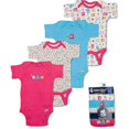4pk Variety Onesies Newborn Gir