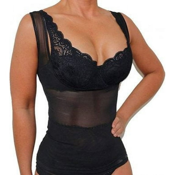 4pk Womens Body Shaper – As Seen on TV Shapewearr 2blk-2beige-Sm