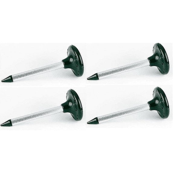 4pk Yard Solar Power Ultrasonic Sonic Mouse Mole Pest Rodent Repeller Repellent