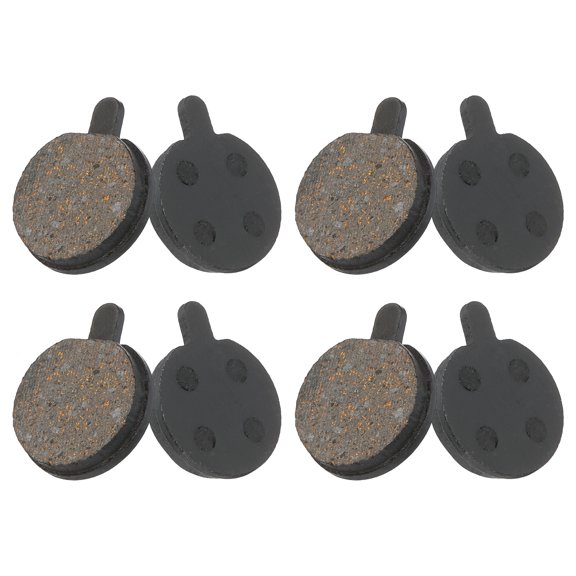 4set Disc Brake Pad 0.73" x 0.9" Semi-Metallic Resin Bike Brake Pads for BB7 M355 M446 M640 Mountain Road Bikes, Black