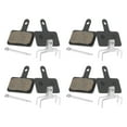 thumbnail image 1 of 4set Disc Brake Pad 1.22" x 1.38" Semi-Metallic Resin Bike Brake Pads with Spring and Pin for BB7 M355 M446 M640 Mountain Road Bikes, Black, 1 of 7