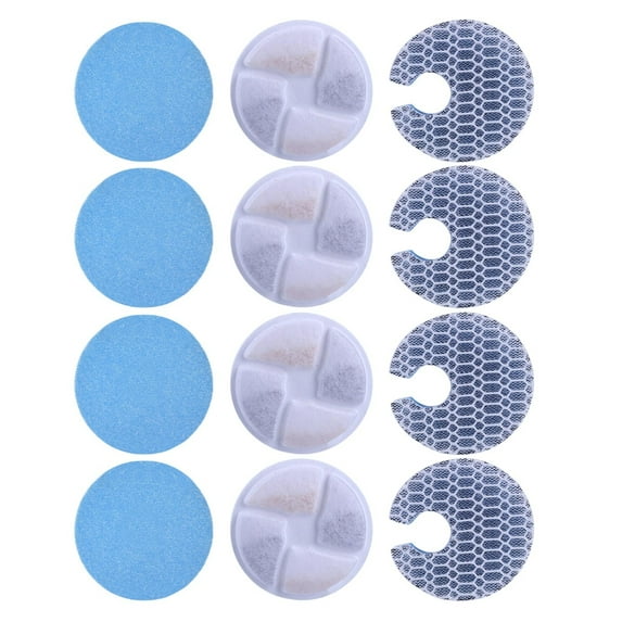 4set Drinking Fountain for Cats Fountain for Cats Filter Element Replace the Filter Activated-Carbon Drinking Fountain