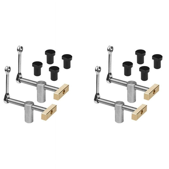 4set Woodworking Bench Dog with Bench Dog Stop Sets, Clamp Fixture Vise Joinery Carpenter Tools(20mm) B