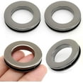 thumbnail image 1 of 4sets Screw-in Eyelet Metal Screw Together Grommets Bag Loop Handle Connector Rings Purse Accessories SCES (Gunmetal, 1 Inch), 1 of 8