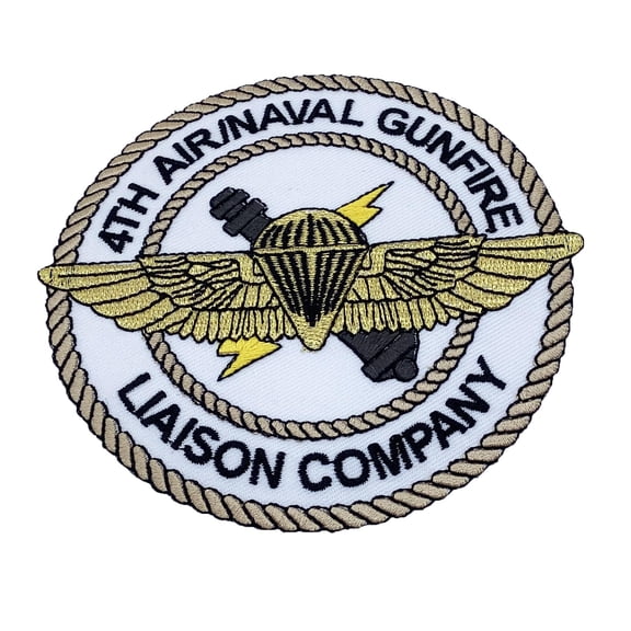 4th ANGLICO Patch – Sew on, 4 inches, Embroidered, Marines,