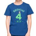 thumbnail image 1 of 4th Birthday Candle 4th Birthday Boy Shirt 4 Year Old Boy 4th Birthday Shirts for Boys Birthday Gift, 1 of 8