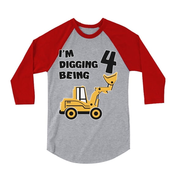 4th Birthday Construction Party Tstars Shirt - Ideal Gift for Four-Year-Olds - Unique Construction Themed Birthday Apparel - Fun Celebration Tee for Boys