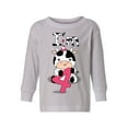 thumbnail image 1 of 4th Birthday Cow Toddler Long Sleeve Shirt I'm Four Boys Shirt Girls T-Shirt Cute Cow Four Kids T-Shirt, 1 of 4