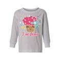 thumbnail image 1 of 4th Birthday Cupcake Toddler Long Sleeve Shirt I'm Four Boys Shirt Girls T-Shirt Cute Cupcake Four Kids T-Shirt, 1 of 4