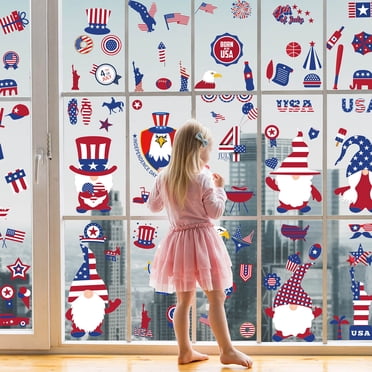4th Of July Decorations Independence Day Patriotic Decor Set - Red,blue, White