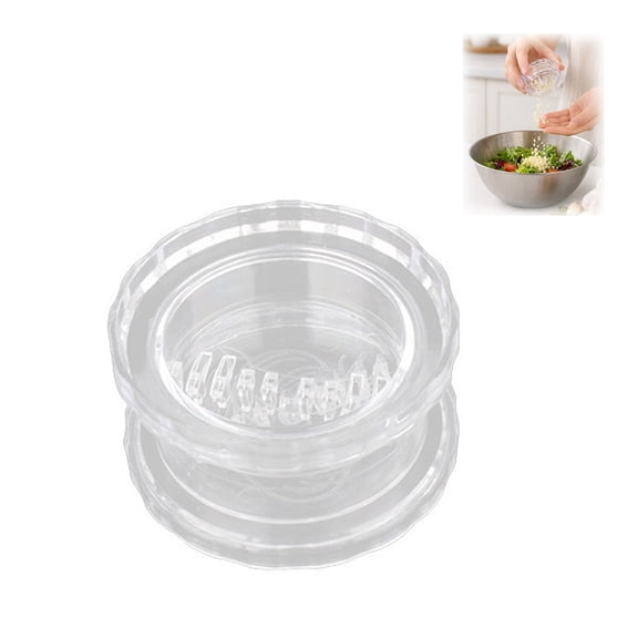 4th Gen Garlic Press Mincer Crusher 3-in-1 Garlic Chopper for Garlic Ginger Herbs Nuts BPA Free Dishwasher Safe Kitchen Tool Clear Design (1PC)