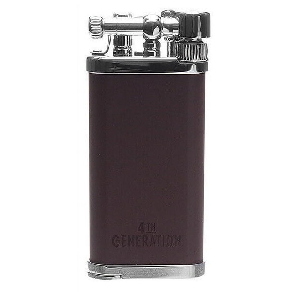 4th Generation IM Corona Old Boy Tobacco Brown Soft Flame Pipe Lighter - 7964