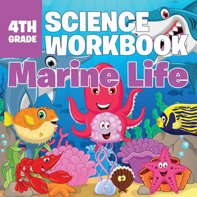 BABY PROFESSOR 4th Grade Science Workbook: Marine Life, (Paperback)
