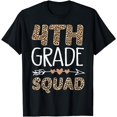 thumbnail image 1 of 4th Grade Squad Leopard Teacher Student T-Shirt, 1 of 3