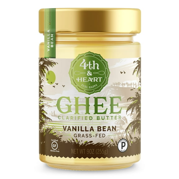 4th & Heart Vanilla Bean Ghee, 9 Oz