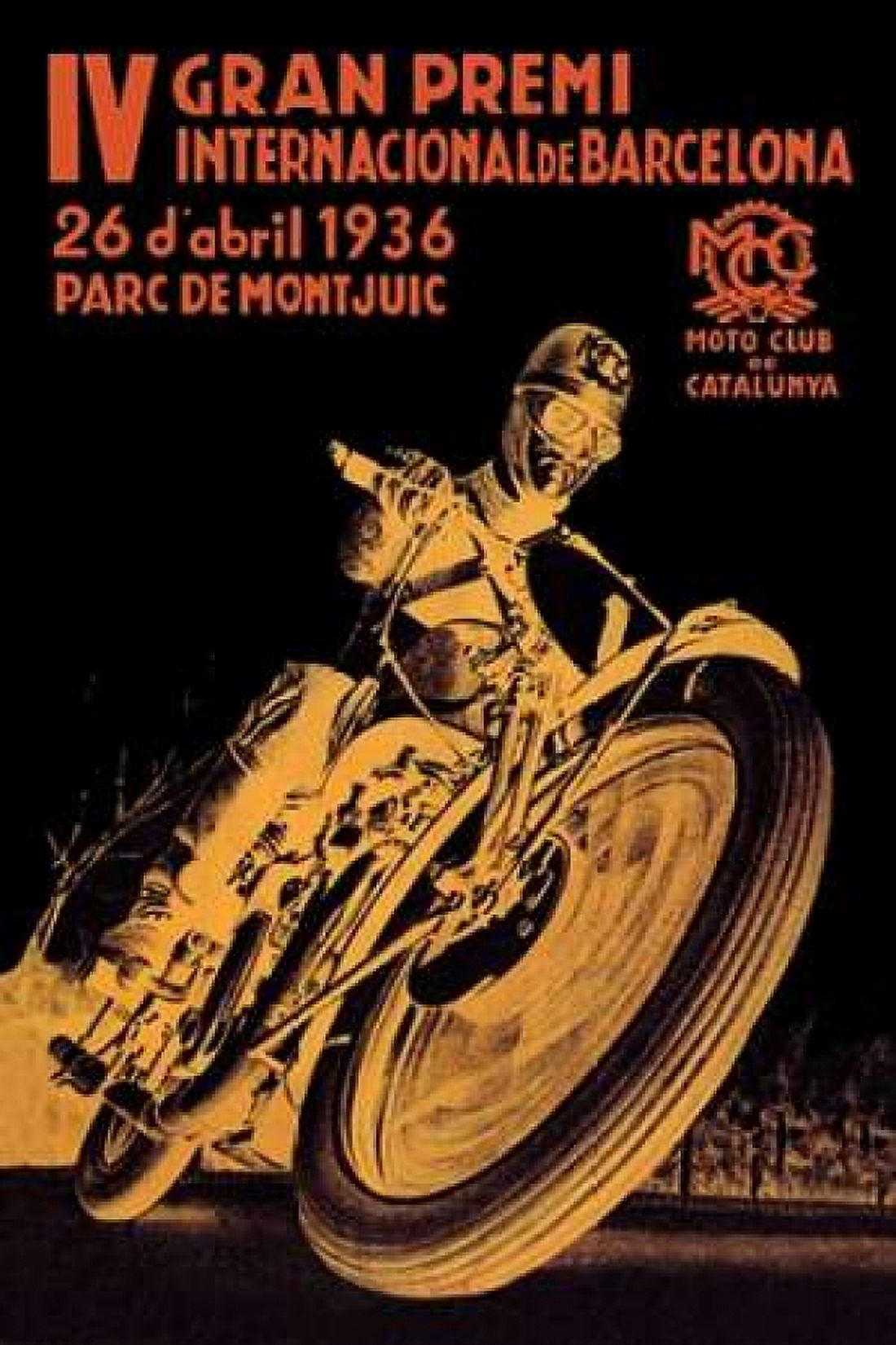 4th International Barcelona Grand Prix Canvas Art - Unknown (24 x 36)