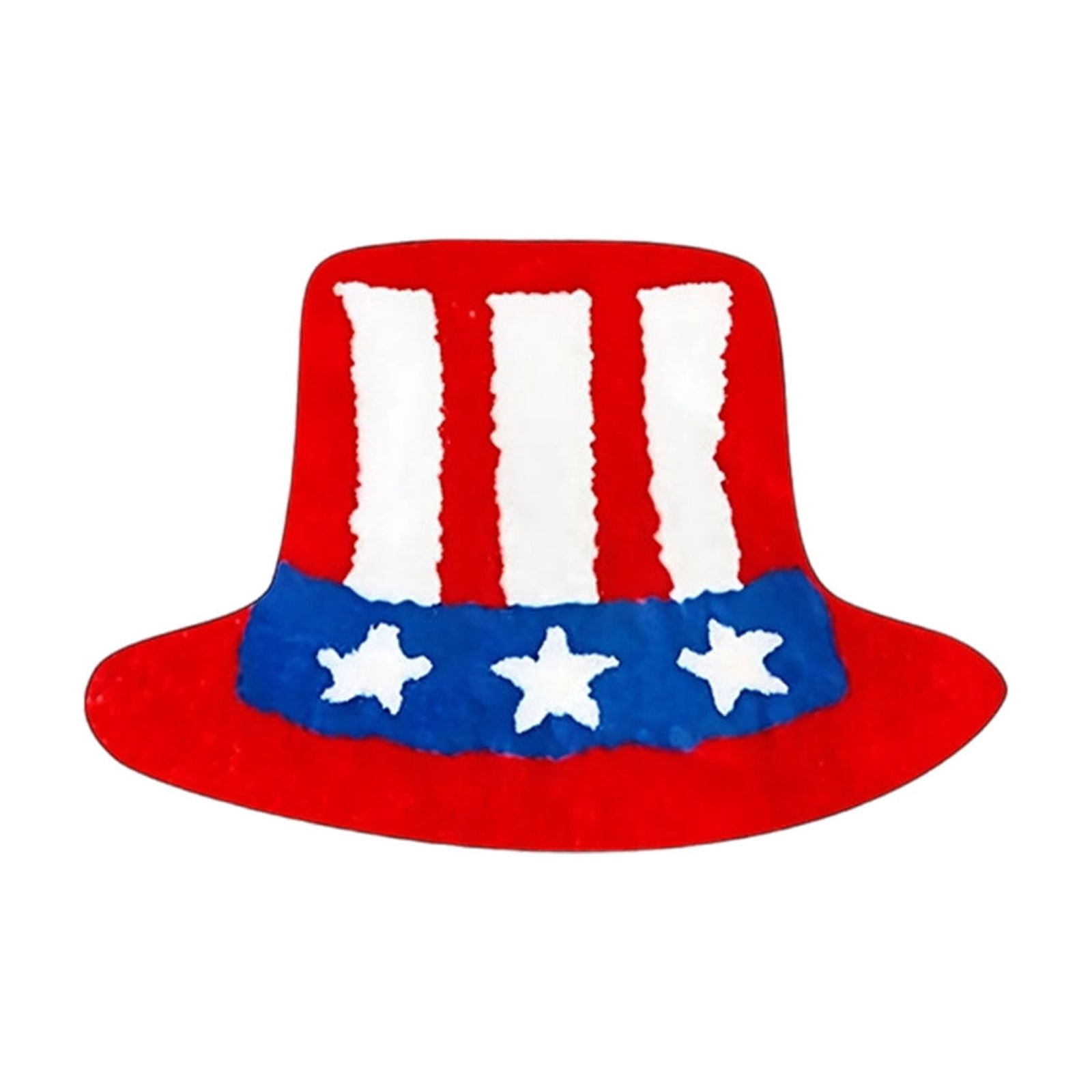 4th of July Bathroom Rugs,27.56x17.62 Inch Soft and Absorbent American ...