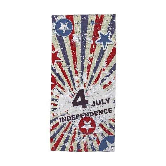 4th Of July Beach Towel,Microfiber Outdoor Patriotic Beach Towel,Beach Towels Oversized,Beach Towels Usa Flag Camping Towels,Beach Blanket Absorbent Quick Dry Pool Travel Swimming Bath Shower Towel