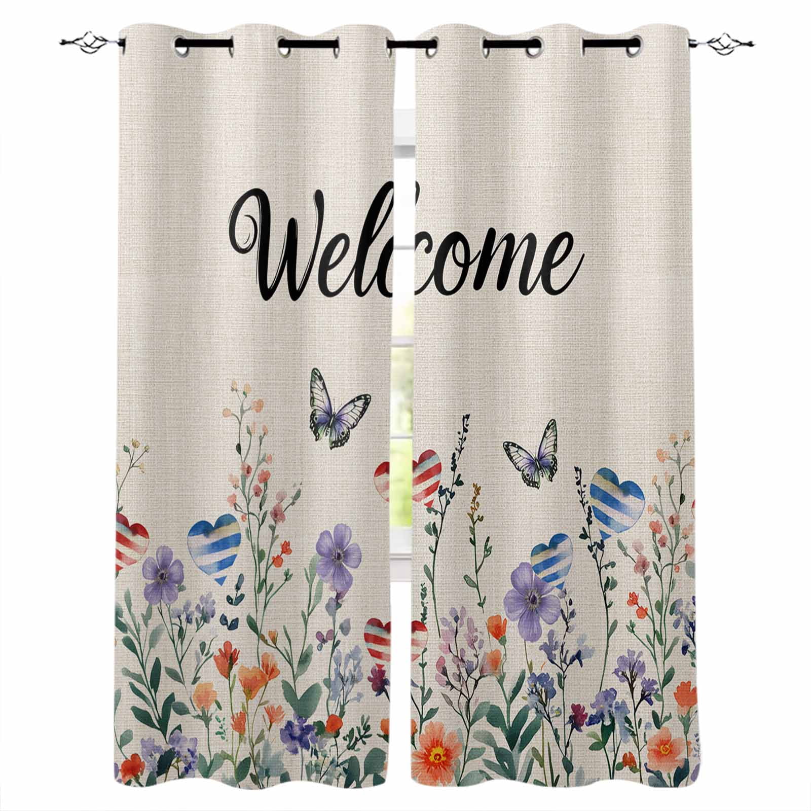 4th of July Blackout Curtains for Bedroom Living Room Darkening ...