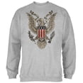 thumbnail image 1 of 4th July Born Free Vintage American Bald Eagle Mens Sweatshirt, 1 of 1