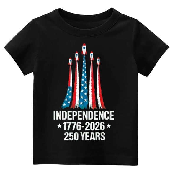 4th Of July Boys Short Sleeve T-Shirt American Flag Independence Day Letter Print Celebrate Freedom: Independence Day Summer s Tee Kids Casual Tops for School Outdoor Holiday Size 7-8T