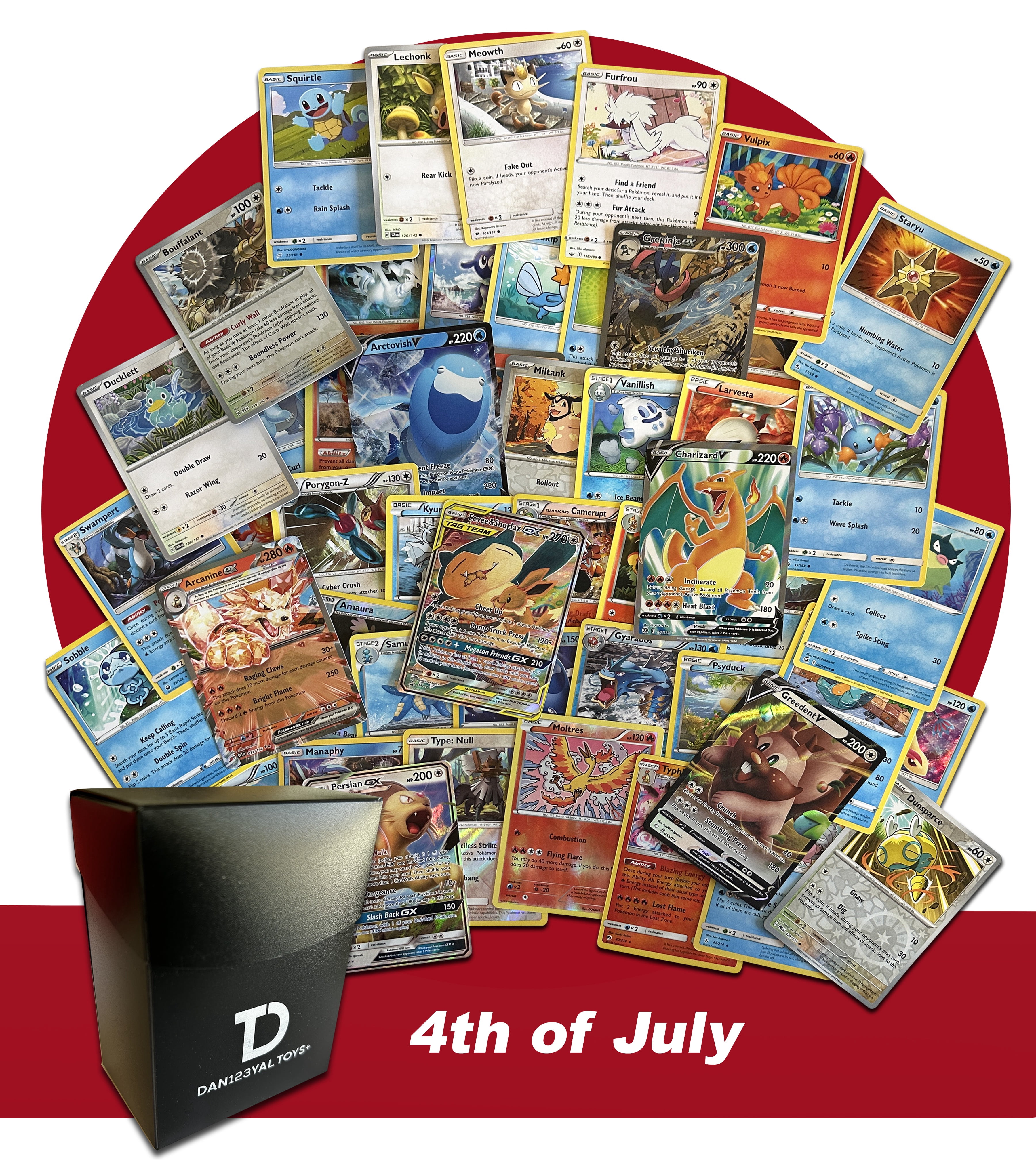 Picture Idea: 4Th Of July Bundle Pokémon Compatible Tcg Random Assortment