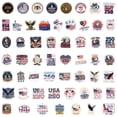 thumbnail image 1 of 4th of July DIY Sticker Pack, Independence Day Waterproof Decals for Phone Laptop Water Bottle, 250th Anniversary Patriotic USA Flag Stickers, Fourth of July Accessories, 1 of 7