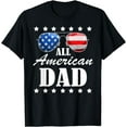 thumbnail image 1 of 4th July Dad Gift | All American Patriot USA Dad | Mens T-Shirt, 1 of 4