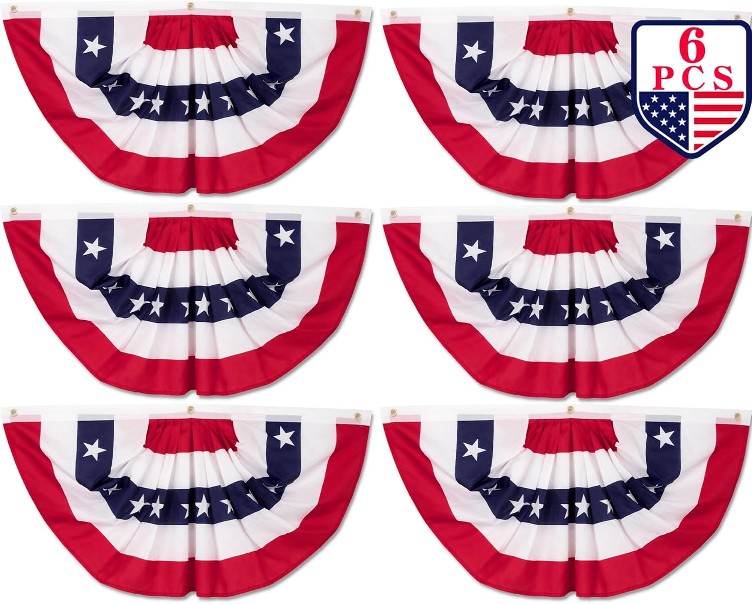 4th of July Decorations, 1.5 x 3ft American Flag Banner, 1 Piece USA ...