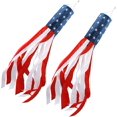 thumbnail image 1 of 4th of July Decorations,40 Inch American Windsock Heavy Duty,Patriotic Fourth of July Outdoor Decor, American Flag USA Windsock With Embroidered Stars,Red White and Blue Decor for Memorial Day,Outside, 1 of 7
