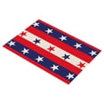 thumbnail image 1 of 4th of July Decorations - Patriotic Placemats,Red White and Blue Star Decor Table Mats,Washable & Oil-resistant Placemats for Dining Table Decor,Protect Table,17.7x11.8 Inch, 1 of 7
