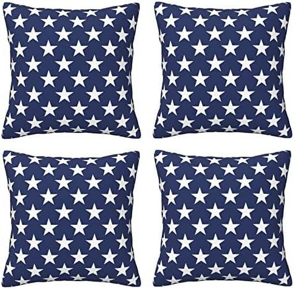 4th of July Decorations Pillow Covers 18x18 Patriotic Pillow