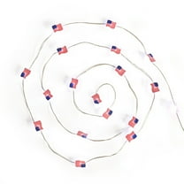 4th of July Decorations String Lights,American Flag String Lights,Flag Patriotic Lights,Battery Operated Design for Indoor Outdoor Memorial Day Independence Day,Independence Day Lighting