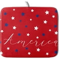 thumbnail image 1 of 4th of July Dish Drying Mats for Kitchen Counter 16×18 Inch Patriotic Red Small Microfiber Drying Mat Kitchen Accessories Dish Rack Mat Drainer Pad Washable Absorbent, 1 of 7