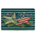 thumbnail image 1 of 4th of July Door Mat,American Flag Star Indoor Outdoor Non-Slip Patriotic Summer Doormat,Entryway Front Porch Fourth of July Independence Day Welcome Door Mats Rugs for Bathroom Kitchen 24x36 Inch, 1 of 5