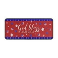 thumbnail image 1 of 4th of July Door Mat Independence Day Outdoor Door Mat 4th of July Rugs Front Door Mats Outdoor Non-Slip Pvc Backing Welcome Mat for Front Door Deals for Indoor Outdoor 16 x 48 Inch, 1 of 6