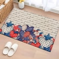 thumbnail image 1 of 4th of July Entryway Rug 2'x3'&nbsp; Non Slip Front Door Mats, Independence Day Farmhouse Stars Red Blue Entrance Rugs Indoor Outdoor Carpet, Washable Floor Mats Small Area Rug for Bedroom Kitchen, 1 of 8