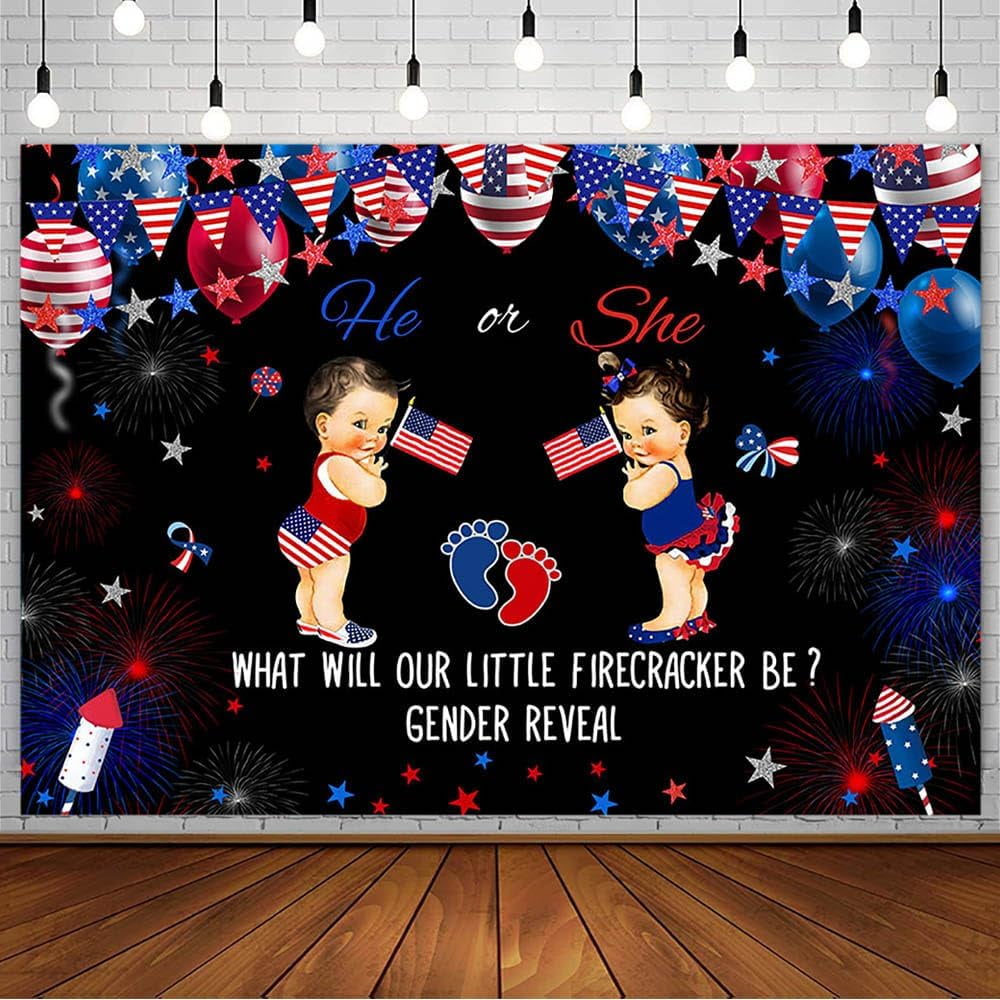 4th of july gender reveal ideas