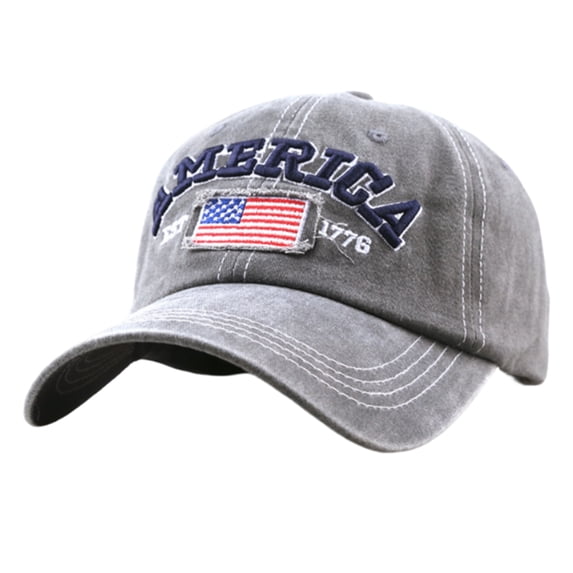 4th of July Holiday Party Cap, Embroidered American Flag Baseball Cap, Unisex Patriotic Sun Hat for Outdoor Casual Wear and Independence Day Celebrations