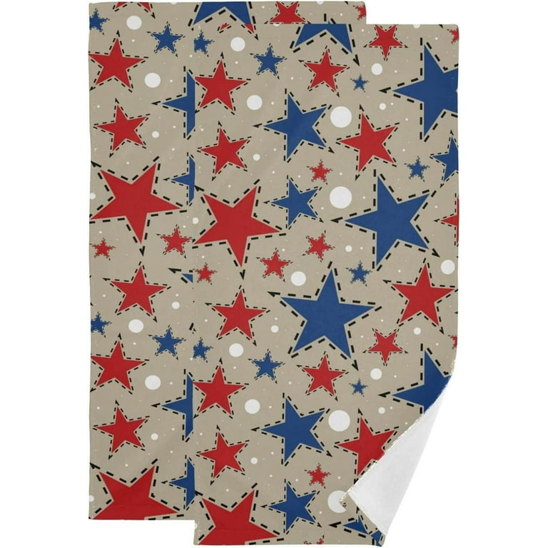 4th of july bathroom hand towels sale