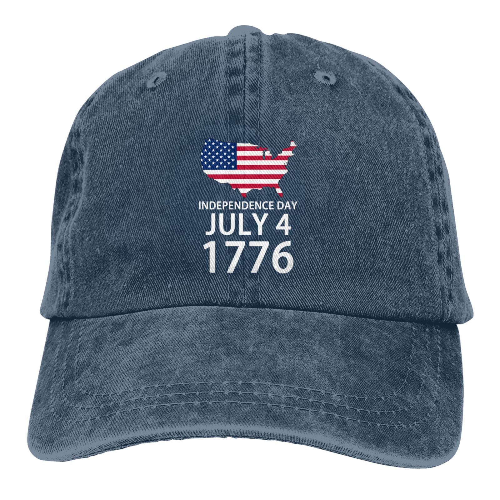4th July Independence Day Patriot Happy Birthday America Baseball Caps